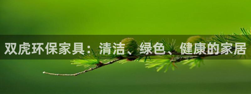 杏耀平台线路测速：双虎环保家具：清洁、绿色、健康的家居
